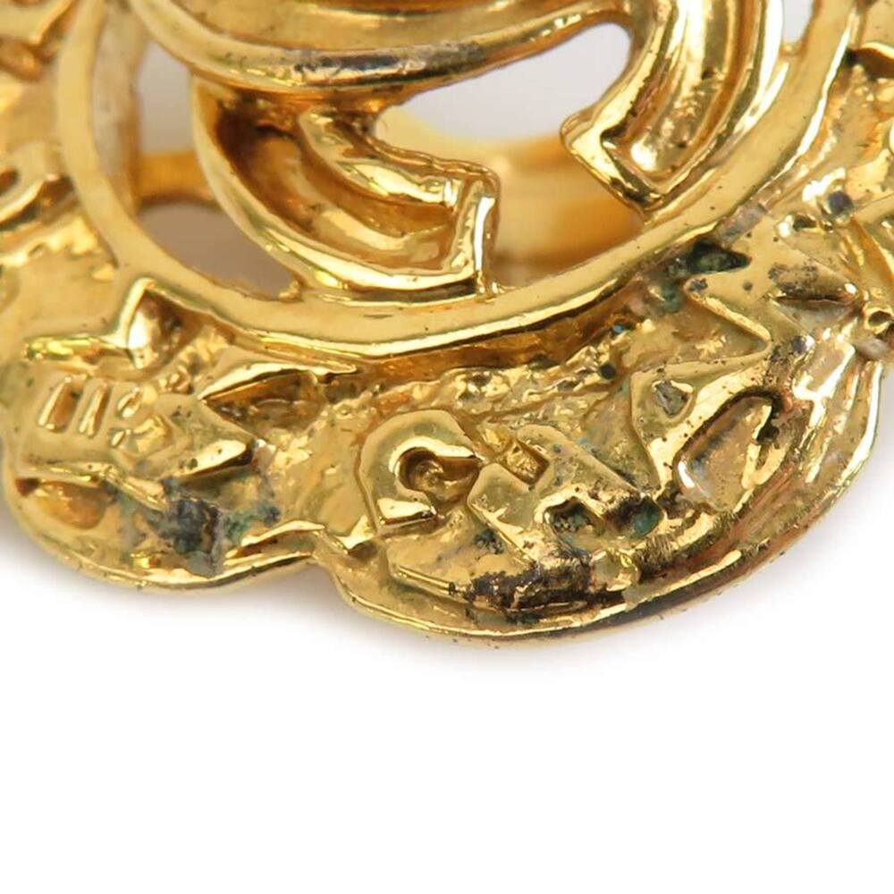 Chanel Cc Logo Clip-On Earrings Gold- #208634C53B - Picture 4 of 5